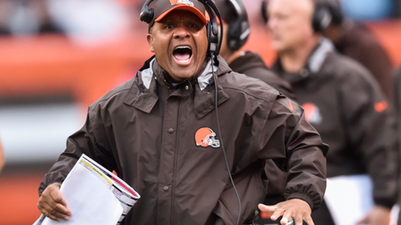 Browns crawl into bye 0-12, but Thomas sees positive steps